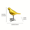 Charming Resin Bird Decoration: Delightful Ornament for Home, Living Room, Hotel, and More!