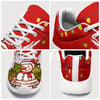 Festive Christmas Snowman and Lantern Pattern Women's Sneakers: Comfortable, Soft, and Stylish for Outdoor Adventures