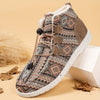 Tribal Pattern Ankle Boots: Stylish Winter Warmth for Women - Explore Temu's Plush-Lined Snow Boots