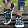 Stylish Ethnic Pattern Canvas Shoes for Women - Comfortable and Non-Slip Casual Walking Shoes