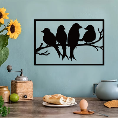 Contemporary Metal Bird Wall Art: A Modern Home Decor Must-have