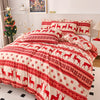 Cozy Christmas Deer Duvet Cover Set: Enhance Your Bedroom and Guest Room in Warmth and Style