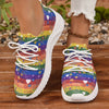 Bold and Stylish: Women's Colorful Platform Sneakers for Casual and Outdoor Activities