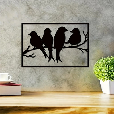 Contemporary Metal Bird Wall Art: A Modern Home Decor Must-have