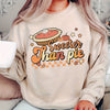 Cake Letter Print Plus Size Casual Sweatshirt: Women's Stylish and Comfortable Long Sleeve Pullover Top