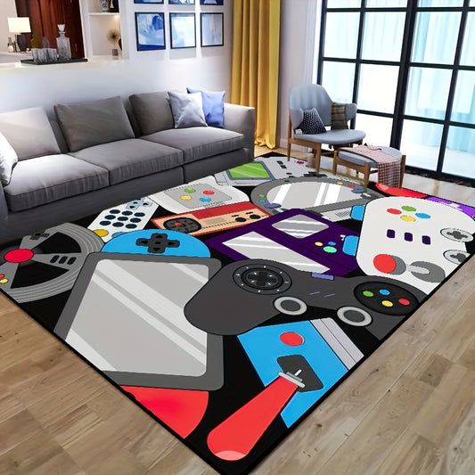 Experience the ultimate gaming experience with our vibrant 3D gaming area rug. Designed with stylish living room decor in mind, the rug features exceptional 3D depth, perfect for immersing yourself in your favorite games. Bring home the gaming experience and enjoy.