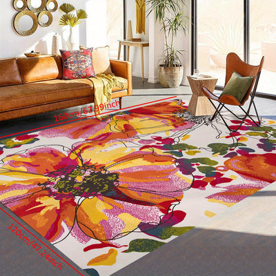 Enhance Your Space with the Luxurious Circular Arc Geometric Mosaic Area Rug – Perfect for Any Room Décor!