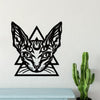 Sleek Beauty: Sphynx Cat Metal Wall Art - A Perfect Gothic Room Decor and Gift for Cat Lovers