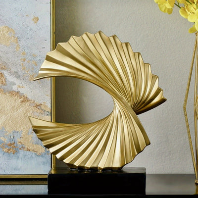 Exquisite Resin Sculpture: A High-End Bookcase Cabinet for Office and Home Decor