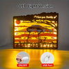 Enchanting Elephant: LED Wooden Art Night Light with a Touch of Whimsy