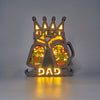 This Bottles & Wine Glasses 3D Wooden Art Carving LED Night Light is perfect for Father's Day. Crafted from all-natural wood, the intricate carving, LEDs, and stylish design make it an ideal home décor item. Its eye-catching design and brilliant illumination make it a thoughtful and unique gift for Dad.