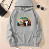 Cute Kitten Boxing Print Hoodie: Adorably Stylish Sweatshirt for Women