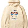 Keep Smiling: A Cool and Casual Hoodie for Men - Perfect Streetwear for Winter/Fall Gifts