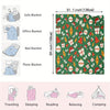 Cozy Flannel Christmas Pattern Blanket: Perfect for Leisure and Lounging