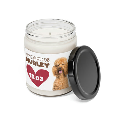 Love My Dog, Custom Name Candle Gift, Lovely Candle Gift, Soy Candle 9oz CJ25