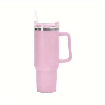 40ozColors Tumbler with Insulated Double Wall and Cup Handle - The Perfect Handy Cup! The Perfect Gift for Any Occasion!