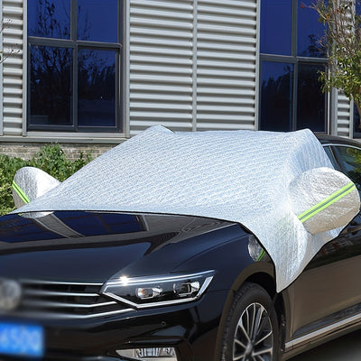 Ultimate Car Front Windshield Cover: Sunshade, Snow Blocking, and Heat Insulation – The Essential Car Sunscreen and Sunshade Curtain