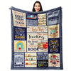 This Teacher's Day, show your appreciation with this special Best Teacher Blanket. Crafted from soft, high-quality material, this luxurious blanket will keep your teacher warm and cozy all season long. A thoughtful and unique way to thank your teacher for all their hard work, you can be sure they won't forget this unforgettable gift!