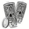 20oz Zebra Print Stainless Steel Tumbler: A Stylish and Practical Travel Mug for Perfect Gift Giving