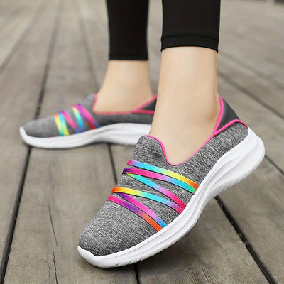 Stylish and Comfortable Women's Lightweight Slip-On Sneakers for Casual Walking