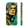 Jack Kirby Vintage 60s Comic Style, Jack Kirby Comic Warrior God Surrounded By Science, Case-Mate