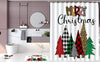 Transform your bathroom into a festive holiday oasis with our 4pcs Christmas Tree Shower Curtain Set! Enjoy fun and stylish seasonal decor year-round with this unique shower curtain set, featuring an eye-catching print of colorful Christmas trees. Bring a touch of holiday cheer to any bathroom!