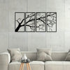 Tree of Life Metal Wall Art Set: Elegant Tree Branch Design for Indoor and Outdoor Decor, Perfect Housewarming Gift and Room Decoration