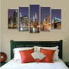 Cityscape Canvas Wall Art Set: Captivating Urban Landscapes for Stylish Home Decor