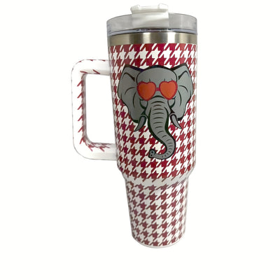 Elephant Stainless Steel Tumbler: Insulated, Reusable, and Perfect for Teachers!