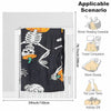 Skull Pumpkin Pattern Print Flannel Blanket: Soft & Cozy Halloween Gift for All Ages