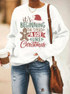 This festive and cozy pullover sweatshirt is a stylish addition to your winter wardrobe. The Christmas slogan print adds a touch of holiday cheer to any outfit. Made from premium quality fabric, it's sure to keep you warm and comfortable all season long.