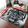 Enhance Your Space with a Tiger Area Rug – Non-Slip Resistant, Machine Washable, Waterproof Carpet for Various Settings – Perfect Home Décor for Living Room, Bedroom, Nursery, and Outdoor Patio