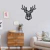 Graceful Elegance: Exquisite Metal Art Deer Wall Decor for Indoor and Outdoor Spaces