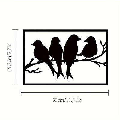 Contemporary Metal Bird Wall Art: A Modern Home Decor Must-have