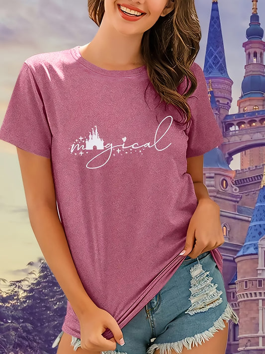 Introducing the perfect addition to your casual wardrobe- our Spring-Summer Women's T-Shirt! With a stylish letter print and comfortable crew neck, this short sleeve tee is perfect for any occasion. Made with the highest quality materials, it's both fashionable and comfortable, ensuring you look and feel your best.