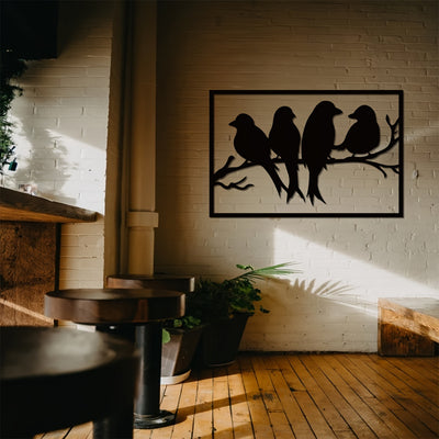 Contemporary Metal Bird Wall Art: A Modern Home Decor Must-have