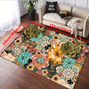 Enhance Your Living Space with the Beautiful Flowers Non-Slip Resistant Rug: The Perfect Addition for Indoor and Outdoor Decor
