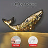 Enchanting Blue Whale: Exquisite 3D Wooden Art Carving for Captivating Home Décor, Ideal Holiday Gift and Artistic Night Light