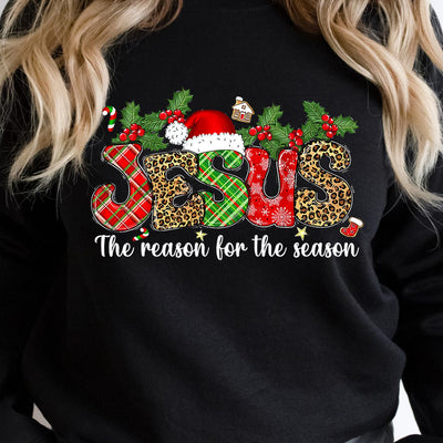 Christmas Jesus Print Sweatshirt: A Cozy and Festive Addition to Your Wardrobe