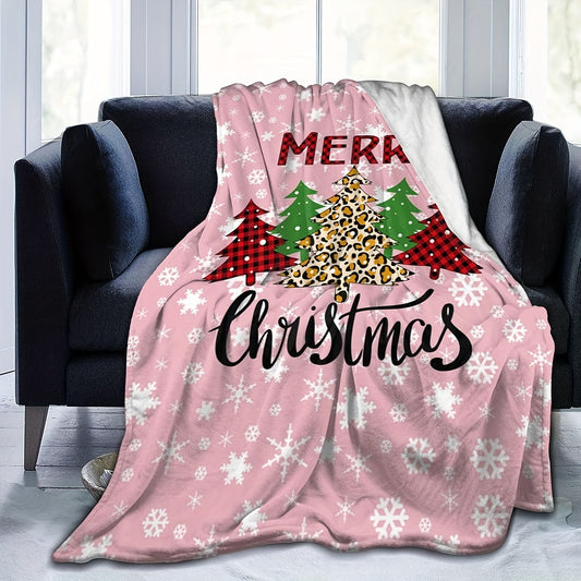 Snuggle up with this winter wonderland inspired Christmas blanket. Crafted from soft, durable material, this blanket is perfect for adding a festive, seasonal touch all year round. Stay warm and cozy all winter long while embracing the holiday spirit.