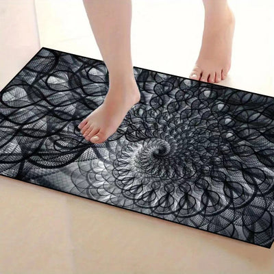 3D Vision Area Rug: Non-Slip, Creative Three-Dimensional Floor Mat for Abstract Living Room Decor