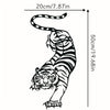 Roaring Elegance: Metal Art Tiger Wall Decoration - Perfect for Any Room and Occasion!