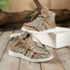 Warm and Stylish: Women's Plush-Lined Snow Boots with Tribal Patterns and Flat Ankle for Cozy Winter Adventures