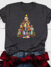 Book Lover's Casual Crew Neck T-Shirt: A Stylish and Playful Top for Spring/Summer