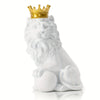 Exquisite White Lion King Statue: Majestic Home Decor Figurine for Man, Father, and Grandfather
