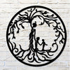 Tree of Life Infinite Love: Metal Art for Mother's Day - A Beautiful Symbolic Home Decor with Mom and Kids, Handcrafted Iron Crafts and Hanging Ornaments