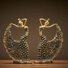 Exquisite Peacock Dancer Resin Crafts: Elegant Home Decor and Gift for Lovers - Perfect for Living Room, Bar, Cafe