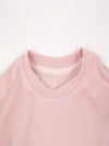 Stylish Plus-Size Casual Sweatshirt: Women's Plus Slogan Print Long Sleeve Round Neck Sweatshirt