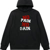 No Pain, No Gain: The Ultimate Graphic Print Hoodie for Active Men