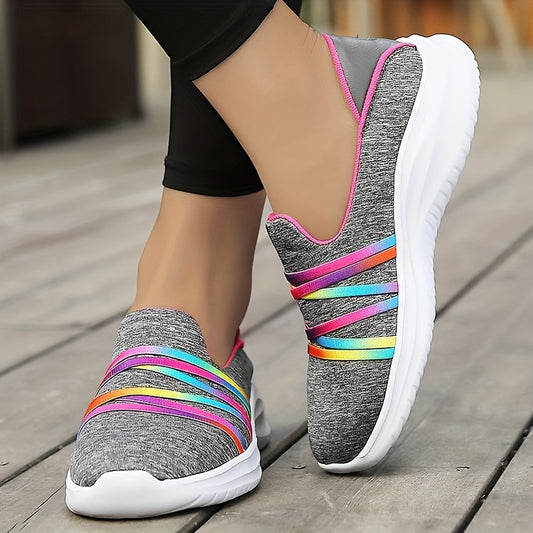 Stylish and Comfortable Women's Lightweight Slip-On Sneakers for Casual Walking